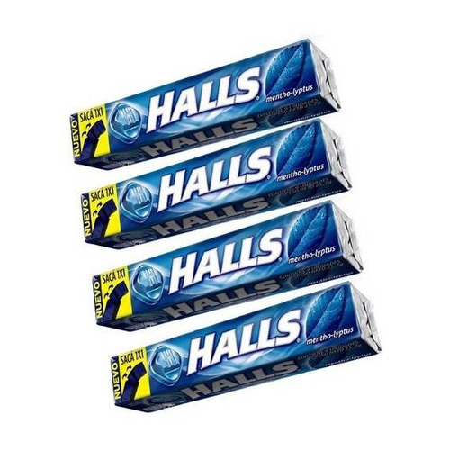 Pastillas Halls mentho lyptus caja de 12 unidades