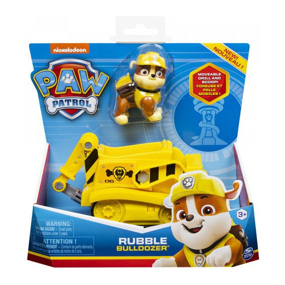 Grua De Patrulla Canina + Figura De Rubble