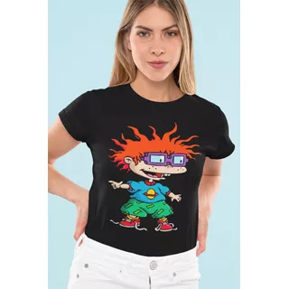 Camiseta Retro Rugrats Aventuras En Pañales Carlitos