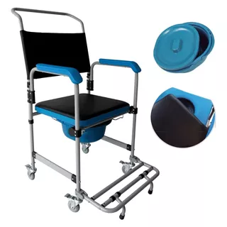 Cadeira De Banho Higiênica Para Idoso Até 150kg D50 Dellamed
