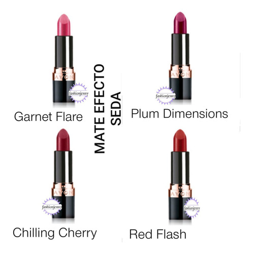 Labial Ultra Mate Y Mate Efecto Seda Avon Con Fps 15 Color Au naturale