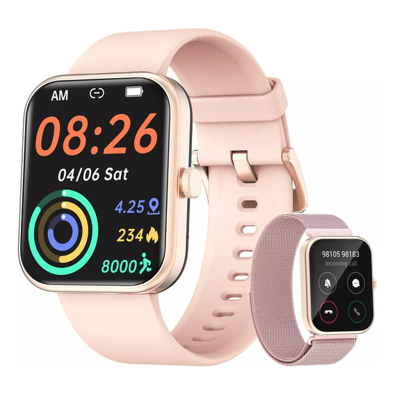 Smartwatch Hombre Reloj Inteligente Mujer Llamada Bluetooth 