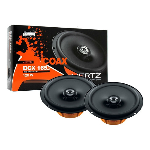 Hertz Dieci  DCX 165.3 144 mm 144 mm 6.5 " Color Negro