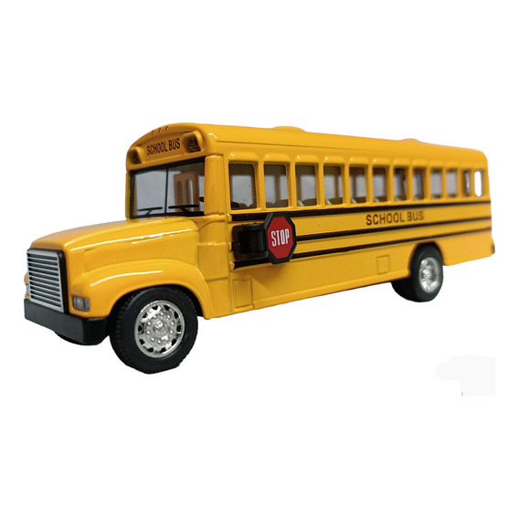 Bus Escolar/ Escala 1:55/ 17cms Largo/ Metalico./ 