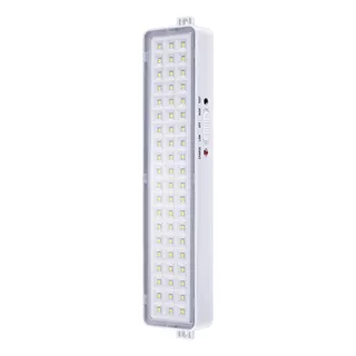 Luz De Emergencia Led Candela 220v Con Batería Recargable 4w Color Blanco