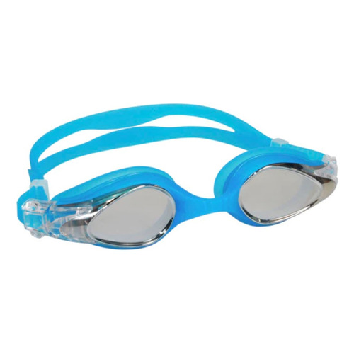 Goggles Natacion Modelo Flow Mirrow Azul Marca Escualo