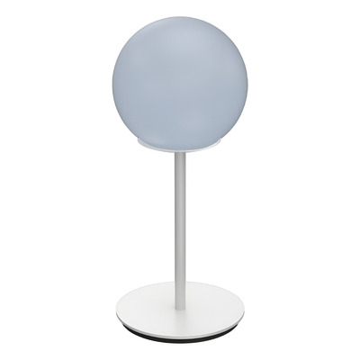 Velador Hele Acero/vidrio 1xe27 Alto 36cm Blanco
