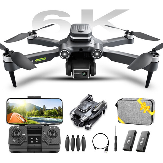 Porik Dron Profesional Sin Escobilla 6k Gps 2 Batería Regalo