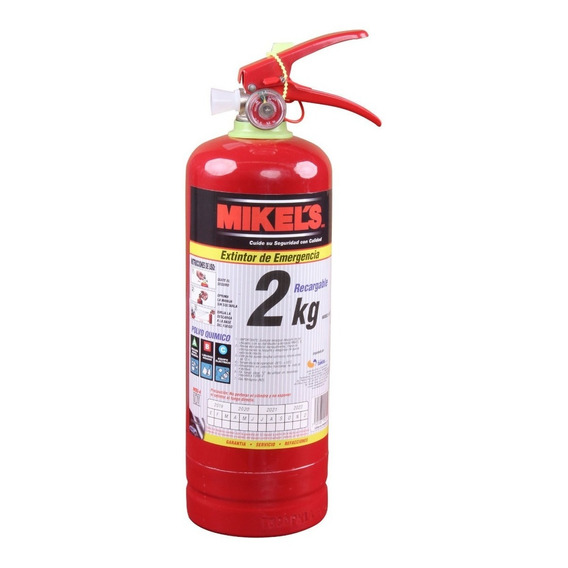 Extintor De Emergencia 2kg Recarbable Mikels