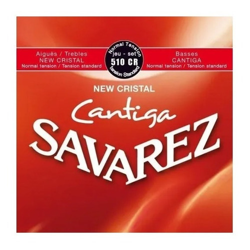 Encordado Clasica Savarez 510cr New Cristal Cantiga