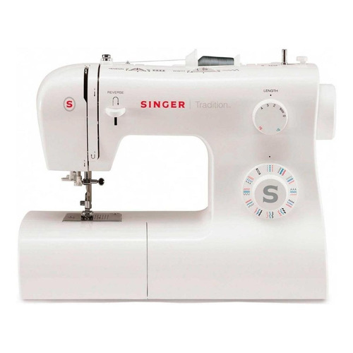 Máquina de coser recta Singer Tradition 2282 portable blanca 220V