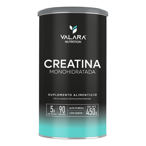 Valara Creatina Monohidratada De Alta Pureza Sin Sabor 450g