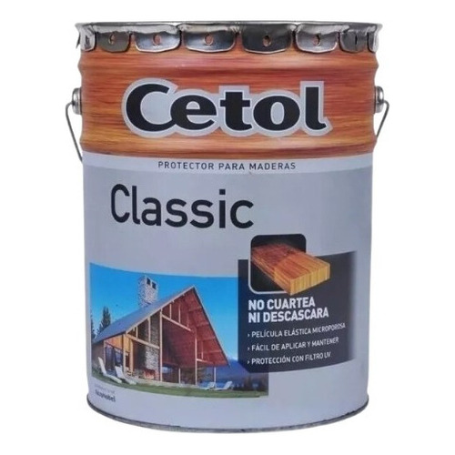 Protector Maderas Exterior Cetol Classic 20 Lt Ambito Color Roble