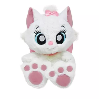 Pelúcia Disney Gata Marie Big Feet 30cm Fun Cor Branco/rosa