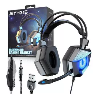 Audifonos Auriculares Headset Gaming Gamer Led Pc Ps4 G15