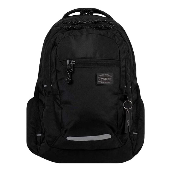 Mochila Para Tablet Y Pc Eufrates Totto Color Negro Diseño Liso