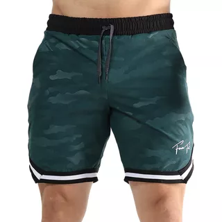 Short Deportivo Camuflaje Basket Medio Hombre Fénix Fit