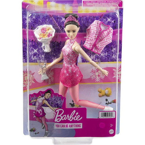 Barbie Patinadora Sobre Hielo Articulada Hhy27 Mattel