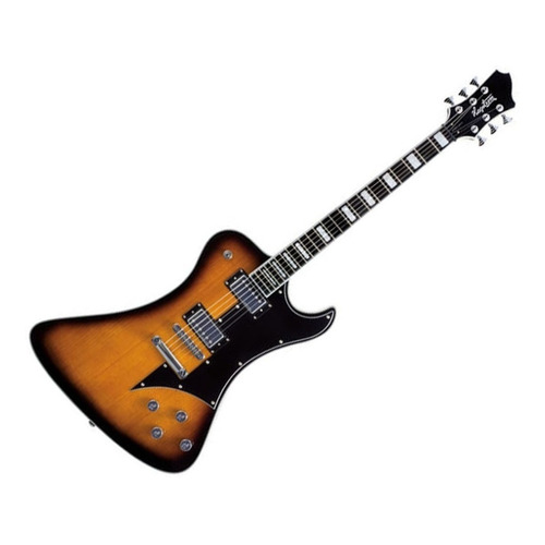 Guitarra Eléctrica Hagstrom Fant-tsb Fantomen Con Estuche Color Tobacco sunburst Material del diapasón Resinator Orientación de la mano Diestro