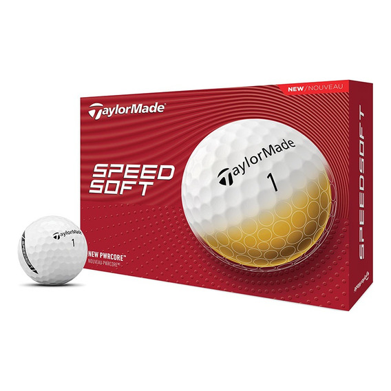 Pelotas Golf Taylormade Blanda Speedsoft Kdg Caja X12 Blanco