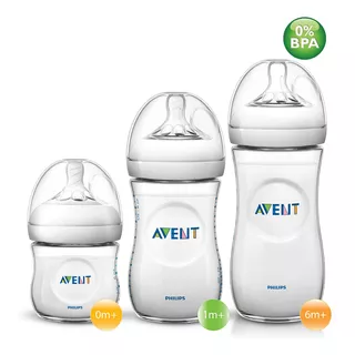 Kit 3 Mamadeiras Pétala Anticólica 125/260/330ml Avent