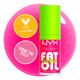 Nyx Professional Makeup, Fat Oil Lip Drip Gloss, 4.8ml. Tono: Supermodel. Brillo Labial Hidratante Con Efecto Jugoso Hasta Por 12 Horas, Sensación No Pegajosa, Fórmula Vegana