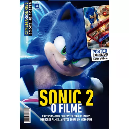 Superpôster Cinema e Séries - Sonic 2 - O Filme, de a Europa. Editora  Europa Ltda., capa mole em português, 2022