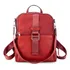 Mochila Tipo Impermeable Combinada Simil Cuero Lincolns Carmín