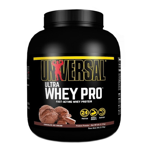 Suplemento en polvo Universal Nutrition  Ultra Whey Pro proteínas sabor helado de chocolate en pote de 2000mL