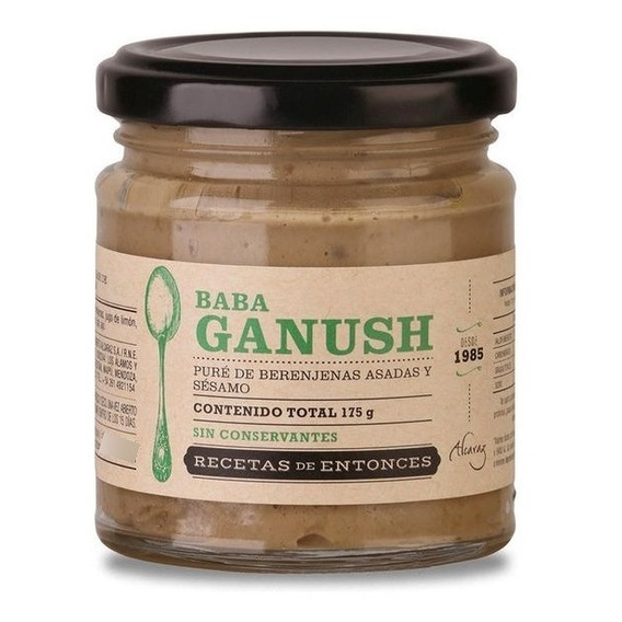 Puré De Berenjenas Asadas Y Sésamo Baba Ganush 175gr