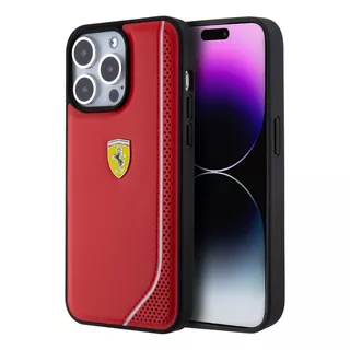 Protector Ferrari Para iPhone 15 Pro Max Rojo