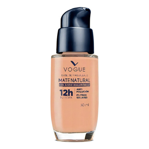 Base de maquillaje líquida Vogue Mate Natural Natural Base De Maquillaje Vogue Mate Natural 30ml tono arena - 30mL 30g