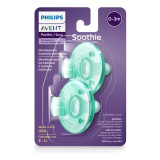 Set 2 Chupones Philips Avent Soothie 0-3 Meses Original