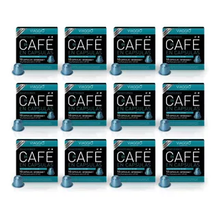 120 Cápsulas Café Viaggio Descafeinado Compatible X 10u