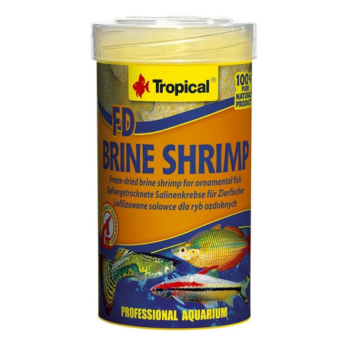 Alimento Tropical Brine Shrimp | Artemia Liofilizada | 100ml