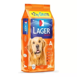 Alimento Lager Premium Lager Para Perro Adulto En Bolsa De 24kg