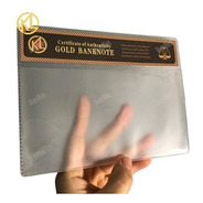 Protector Guarda Billetes De Coleccion Gold Banknote