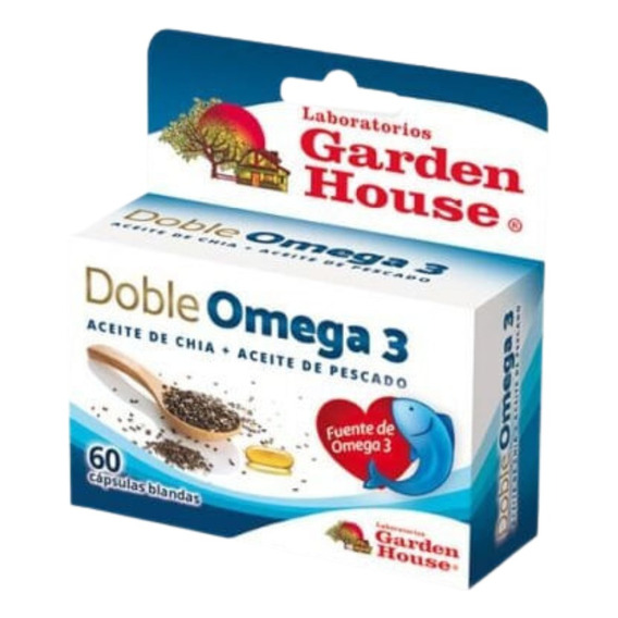 Garden House Doble Omega 3 Colesterol X 60 Capsulas