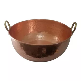 Tacho De Cobre Artesanal 30 Litro - 54 Cm De Diâmetro