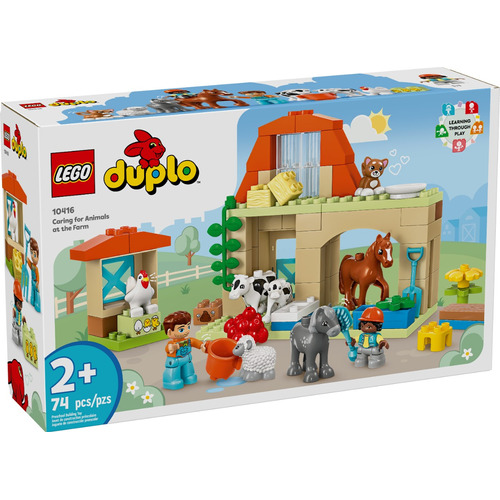 Lego Cuidado De Animales En La Granja Duplo 10416 Cantidad de piezas 74