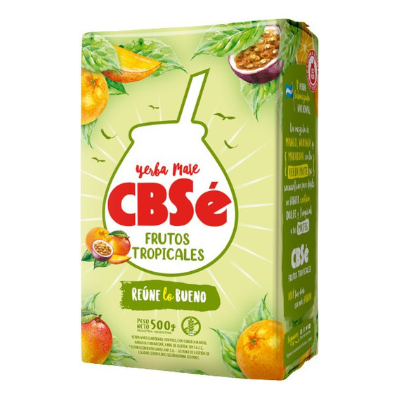 Yerba Mate Cbsé Frutos Tropicales 500g