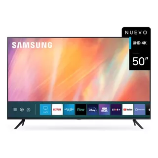 Smart Tv Samsung 2021 Un50au7000gczb Uhd 4k Tizen Led 50 Negro