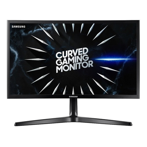 Monitor gamer curvo Samsung C24RG5 LCD 23.5" negro 100V/240V