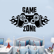 Gamer Zone Juego Joystick Diseño Vinilo Decorativo