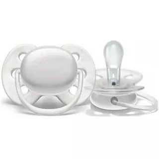 Chupeta Philips Avent Ultra Soft 0-6 Meses Neutra Cor Branca