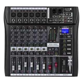 Mezcladora Mixer 6 Canales Efectos Ct60-usb Consolas Sonido