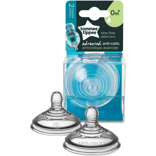 Tommee Tippee 2pzs 0m+ Flujo Lento Advanced Anticolico 