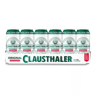 Cerveza Clausthaler Original Sin Alcohol Alemania Pack X 12