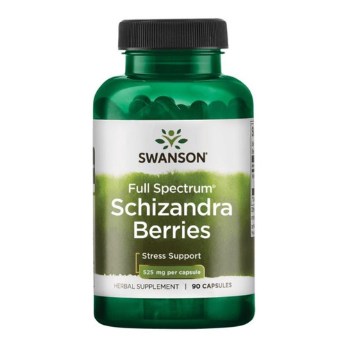 Swanson Schizandra 525mg 90cap Antistress Energia (3 Meses)