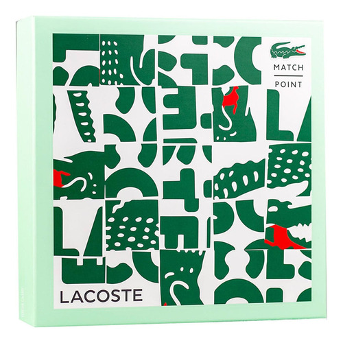 Set Lacoste Match Point 100ml Eau De Toilette Para Hombre